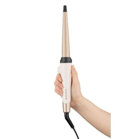 Modelador de Cabelo Cónico Remington CI4740 Cerâmico 13-25 mm 200°C Desligamento Automático Bege e Preto