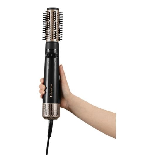 Spazzola Modellante Remington AS7580 1000W Ceramica Ionica 2 Temperature 3 Accessori Nero Oro