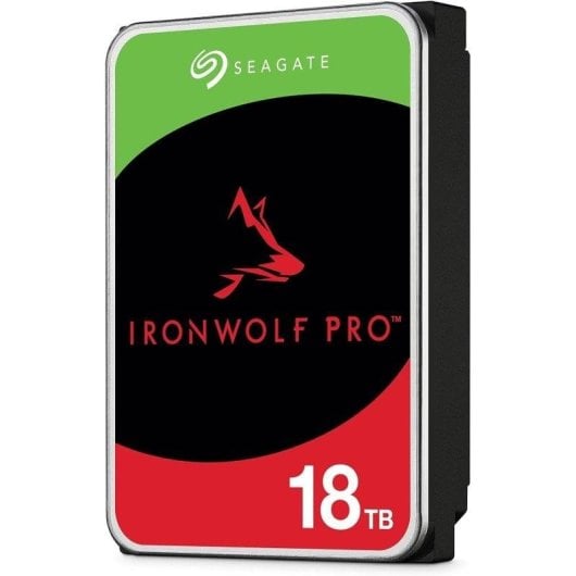 Disco Duro Seagate IronWolf Pro ST18000NT001 18TB HDD 7200rpm SATA 285MB/s NAS RV