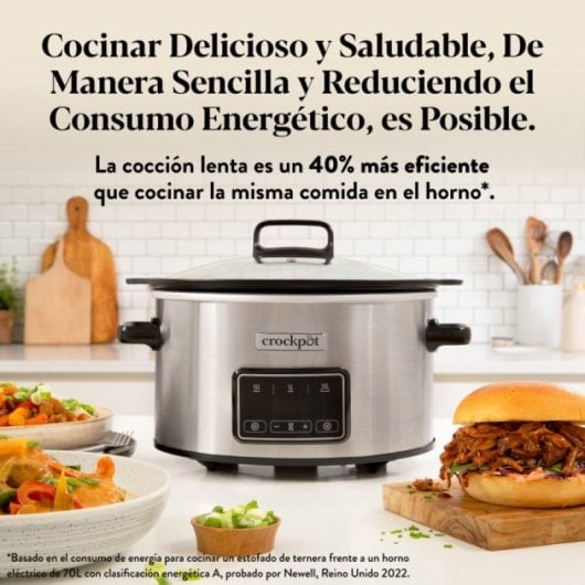 Pentola a cottura lenta digitale Crockpot Sizzle & Stew da 3,5 litri