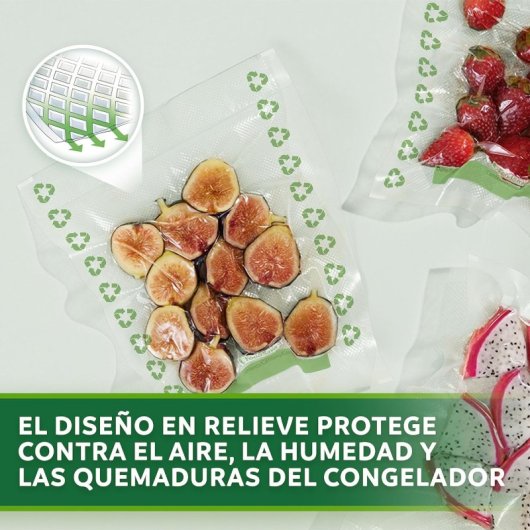 FoodSaver Pack 26 Bolsas para Envasar al Vacío Reciclables sin BPA 3.78L