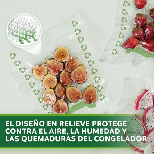 FoodSaver Pack 36 Bolsas para Envasar al Vacío Reciclables sin BPA 0.94L