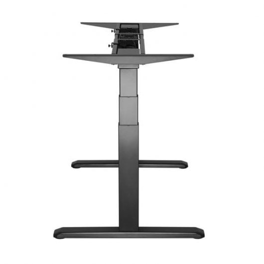 Base per scrivania motorizzata Kimex regolabile in altezza 62-128 cm Nera, Connected