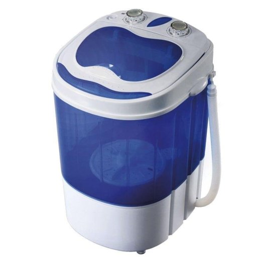 Lavatrice a Carica dall'Alto Briebe WM1111 3 kg Portatile Bianca/Blu