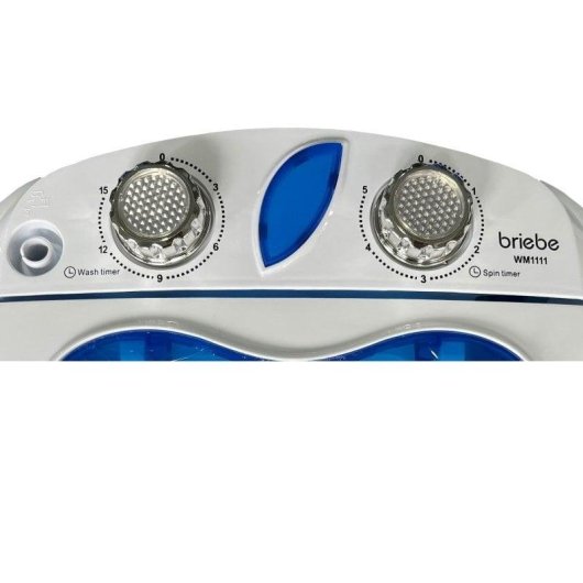 Lavatrice a Carica dall'Alto Briebe WM1111 3 kg Portatile Bianca/Blu