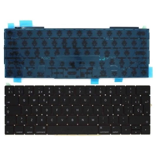 Teclado Retroiluminado Portátil Apple MacBook Pro 13.3" A1706 A1707 Negro