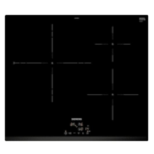Placa de indução Siemens iQ300 EH631BDB6E 3 zonas 60 cm preta