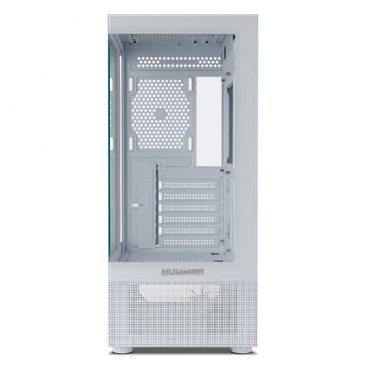 Nox Hummer Vision Midi Tower Cristal Templado USB 3.0 Blanca
