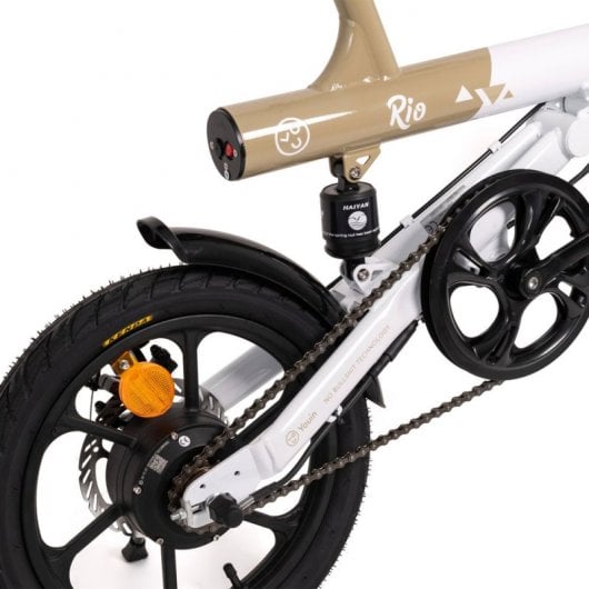 Youin Rio Bicicleta Elétrica Dobrável 16" 250W 45Km Autonomia Suspensão Traseira