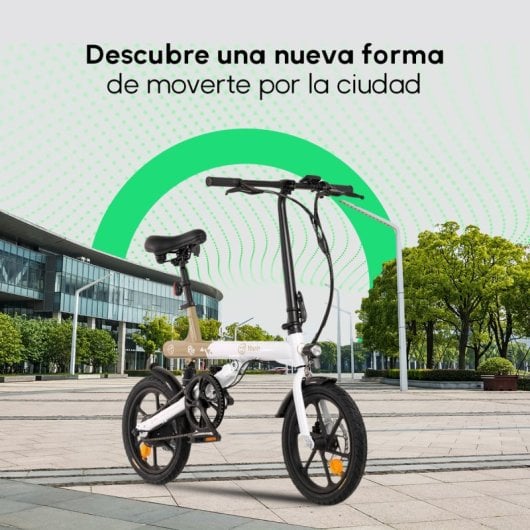 Youin Rio Bicicleta Elétrica Dobrável 16" 250W 45Km Autonomia Suspensão Traseira