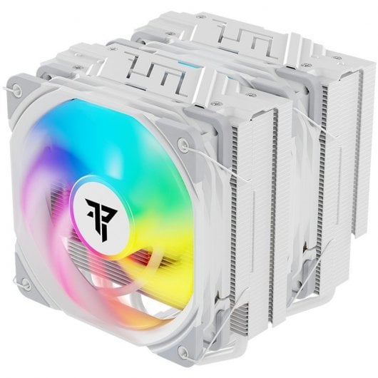 Tempest Cooler 6Pipes Bianco A-RGB Ventola CPU doppio dissipatore di calore 2x120mm Bianco