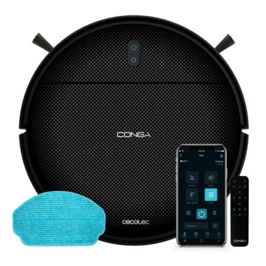 Aspirador Robô com Mopa Cecotec Conga 999 Origin Genesis Navegação iTech 3.0 1.000Pa