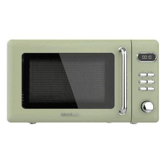 Mikrowelle Cecotec ProClean 5110 Retro Green 20L 700W mit Grill 8 Programme