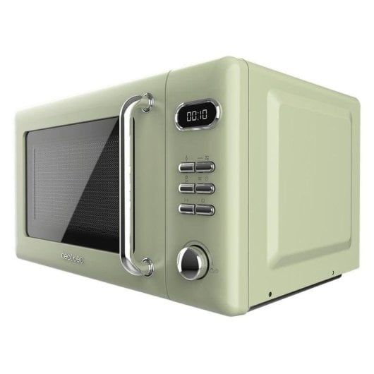 Mikrowelle Cecotec ProClean 5110 Retro Green 20L 700W mit Grill 8 Programme