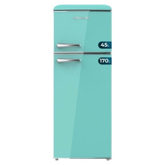 Kühlschrank Zwei Türen Cecotec Bolero CoolMarket 2D Origin 215 Green E Defrost 148cm 215L E Grün