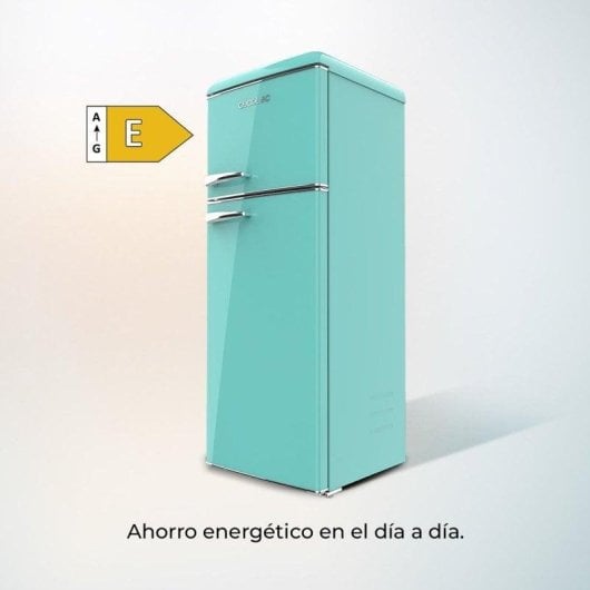 Kühlschrank Zwei Türen Cecotec Bolero CoolMarket 2D Origin 215 Green E Defrost 148cm 215L E Grün