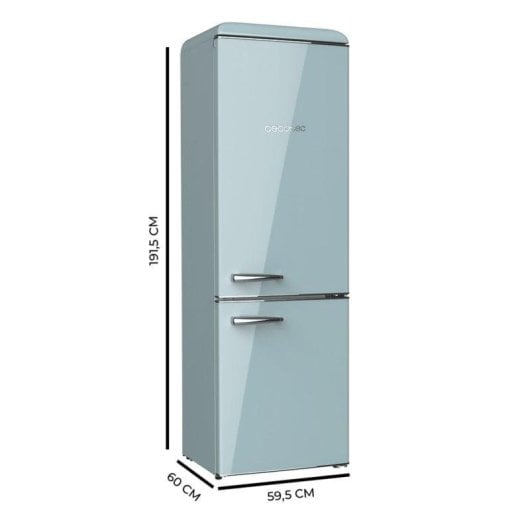 Frigorífico Combi Cecotec Bolero CoolMarket Combi Origin 300 Blue E Defrost 192cm 300L E Azul