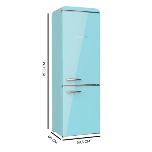 Frigorífico Combi Cecotec Bolero CoolMarket Combi Origin 300 Blue E Defrost 192cm 300L E Azul