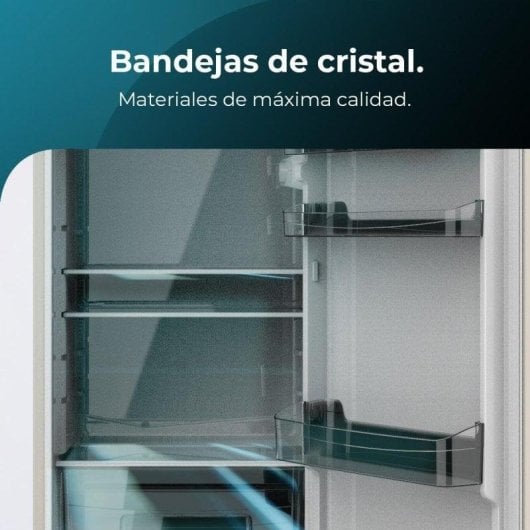 Frigorífico Dois Portas Cecotec Bolero CoolMarket 2D Origin 215 Defrost 148,5cm 215L E Bege