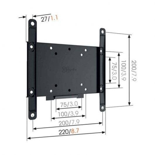 Vogel's MA2000-C1 Meuble TV inclinable de 19" à 40" VESA 200 Max 30Kg Noir