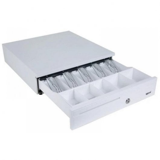 Iggual IRON-30PW Cajón Portamonedas 5+5 Blanco Puro