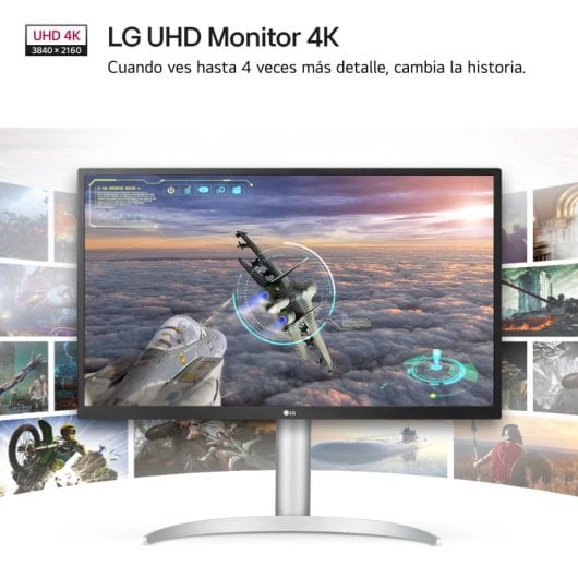 LG 32UP55NP-W Monitor PC 80 cm (31.5") 3840 x 2160 Pixel 4K Ultra HD Bianco