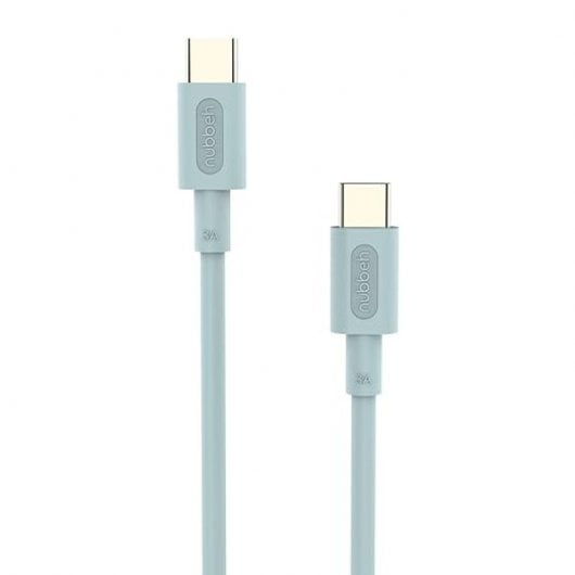 Nubbeh Elisium Cable USB-C a USB-C 1m 3A Turquesa