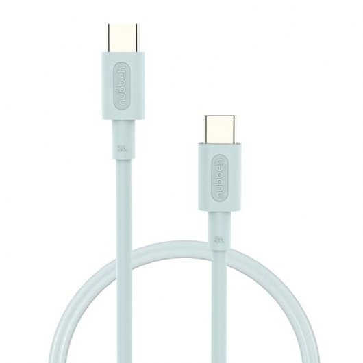 Cavo Nubbeh Elisium da USB-C a USB-C 1m 3A Turchese