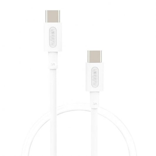 Nubbeh Elisium Cable USB-C a USB-C 1m 3A Blanco