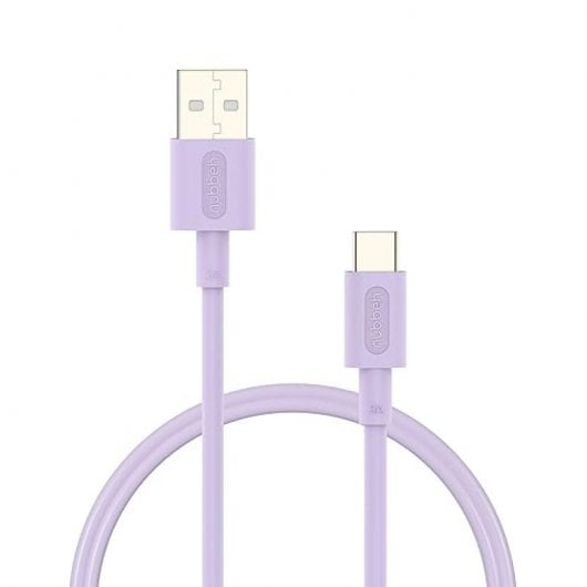 Cavo Nubbeh Elisium da USB-A a USB-C Tpe 1m 3A Lilla