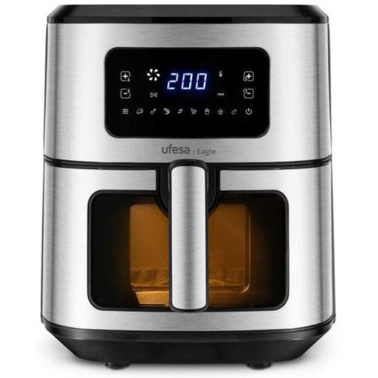 Airfryer Ufesa Eagle Fenêtre 6.5L 1700W Acier Inoxydable