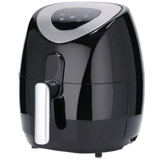 Severin FR 2430 Fritteuse Einzelbild 3,2 l Eigenständig 1500 W Heißluftfritteuse Schwarz, Edelstahl