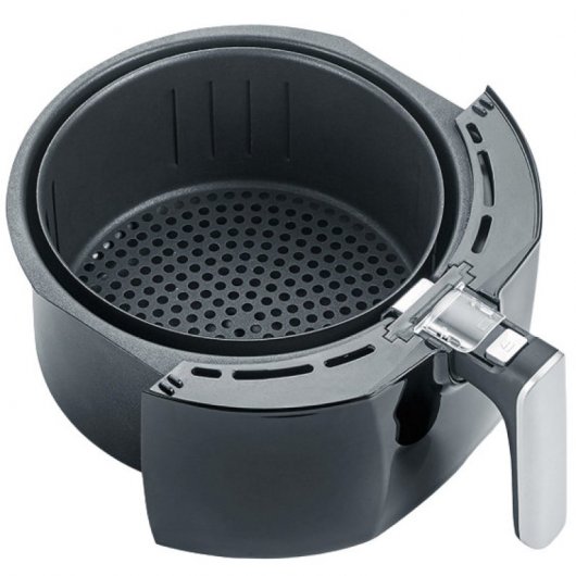 Severin FR 2430 Fritteuse Einzelbild 3,2 l Eigenständig 1500 W Heißluftfritteuse Schwarz, Edelstahl