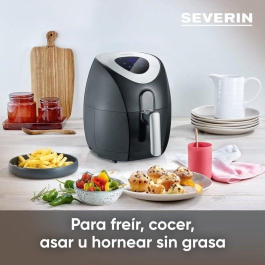 Airfryer Severin FR 2430 3.2L 1500W Écran Tactile Noir