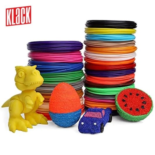 Klack Pack Bolígrafo Lápiz de Impresión 3D Juguete para Niños + 50 Metros de PLA Rosa