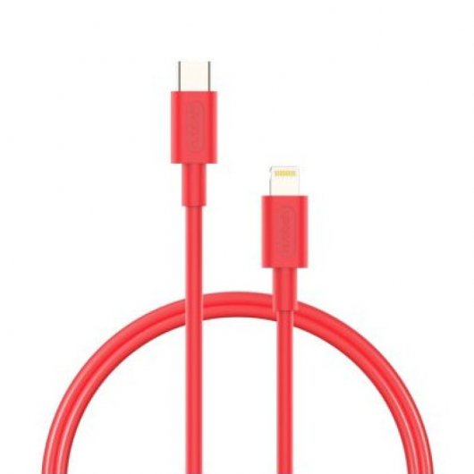 Nubbeh Elisium Cable USB-C a Lightning 1m 2A Rojo