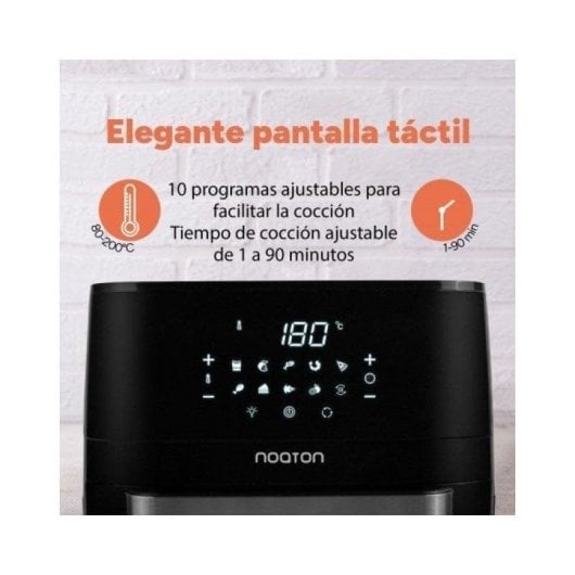 Friggitrice ad Aria Noaton A120 Ultra Pro 12L 1800W Touch Accessori Professionali