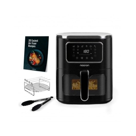 Heißluftfritteuse Noaton A44 Pro 4,4L 1450W Schwarz Touchscreen Grill