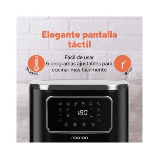 Friggitrice ad aria Noaton A44 Pro 4,4 L 1450 W Nera