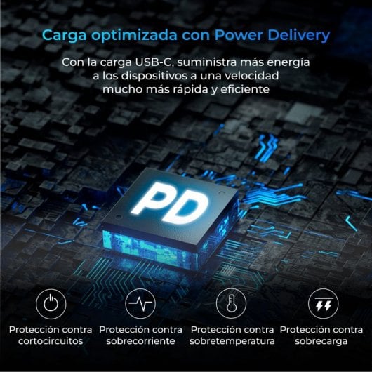 Ksix 10.000 Mah Powerbank Magnética Compatible Magsafe PD 22.5 W Negra