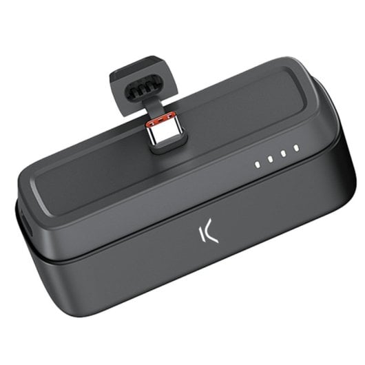 Ksix Plugandamp Powerbank De Bolsillo 4.800 Mah 10W Negra