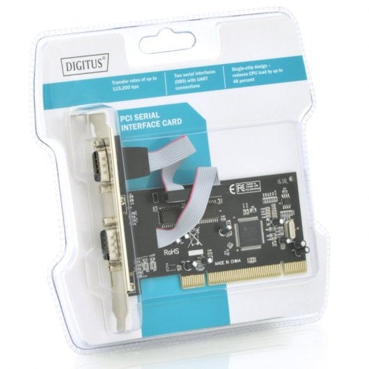 Digitus DS33003 Tarjeta Serie PCI 2 Puertos RS232