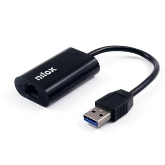 Adaptador Nilox NXADAP05 USB 3.0 para Ethernet Gigabit RJ45 Preto