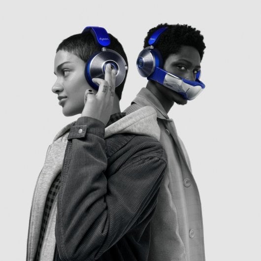 Dyson Zone Auriculares Inalámbricos con Cancelación de Ruido y Purificador de Aire Azules