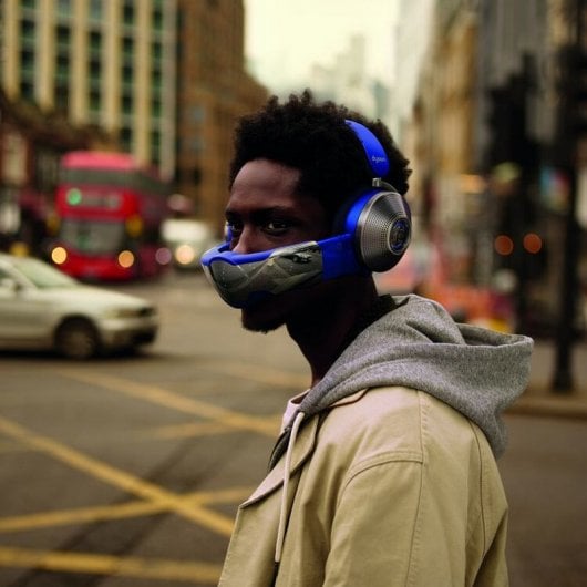 Dyson Zone Auriculares Inalámbricos con Cancelación de Ruido y Purificador de Aire Azules