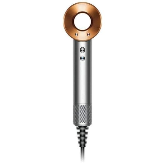Professioneller Föhn Dyson Supersonic 1600W 4 Temperaturstufen 3 Geschwindigkeiten Ionen-Technologie mit Zubehör Nickel Kupfer