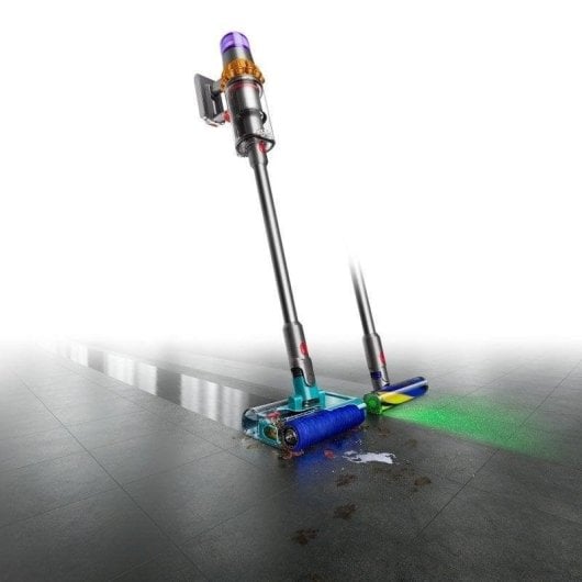 Aspirador sem Fio Dyson V15s Detect Submarine 660W 60min Lava e Aspira Animais Alergias Depósito 0,76L