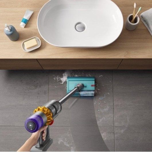 Aspirador sem Fio Dyson V15s Detect Submarine 660W 60min Lava e Aspira Animais Alergias Depósito 0,76L