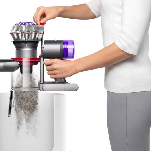 Dyson V8 Aspiradora Escoba/Mano sin cable 115AW Níquel/Plata