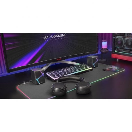 Mars Gaming MS-H Altifalantes Compactos RGB 10W Pretos
